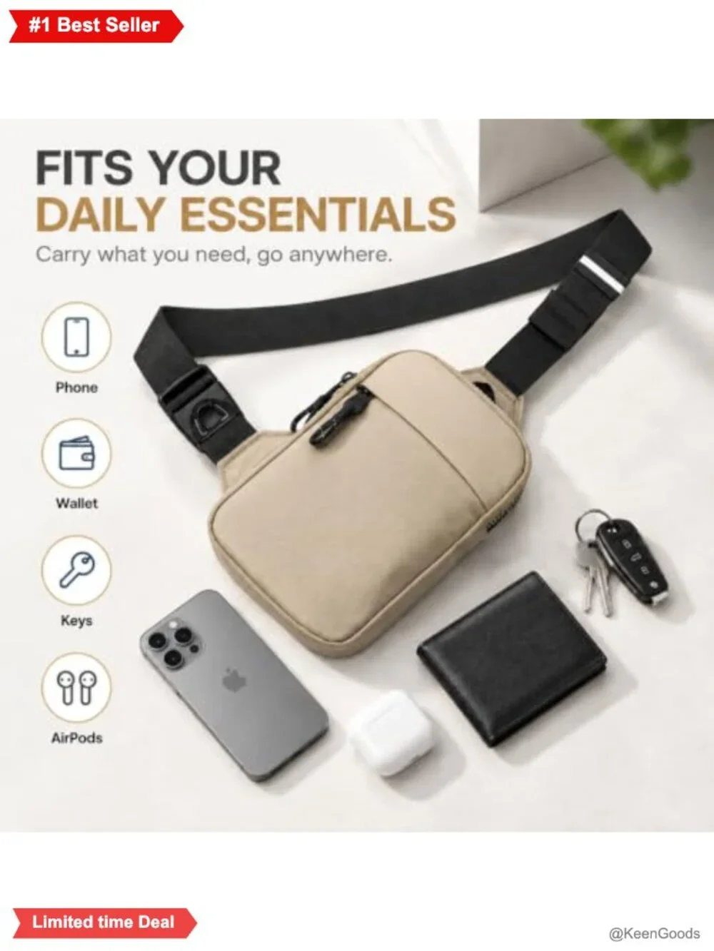 Mini Sling Bag Small Crossbody Phone Bag Travel Daily Carry